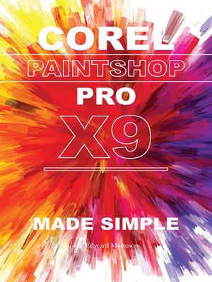 cover image of Corel Paintshop Pro X9